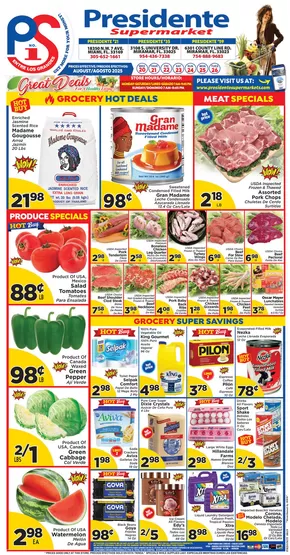 Presidente catalogue in Poplar Bluff MO | Discounts and promotions | 2025-08-20T00:00:00.000Z - 2025-08-26T00:00:00.000Z
