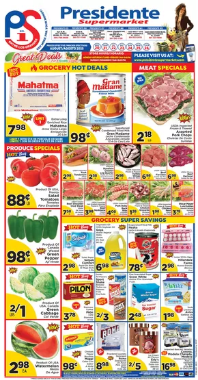 Presidente catalogue in Poplar Bluff MO | Our best deals for you | 2025-08-20T00:00:00.000Z - 2025-08-26T00:00:00.000Z