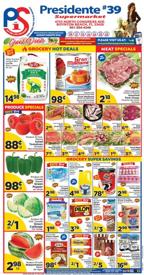 Presidente catalogue in Kearney NE | New offers to discover | 2025-08-20T00:00:00.000Z - 2025-08-26T00:00:00.000Z
