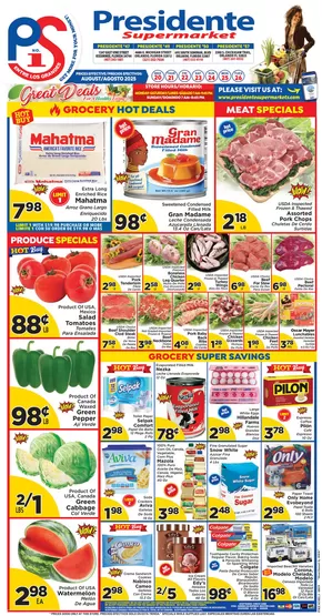Presidente catalogue in Kearney NE | Great discounts on selected products | 2025-08-20T00:00:00.000Z - 2025-08-26T00:00:00.000Z