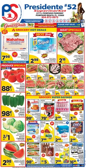 Presidente catalogue in Kearney NE | Great offer for all customers | 2025-08-01T00:00:00.000Z - 2025-08-31T00:00:00.000Z