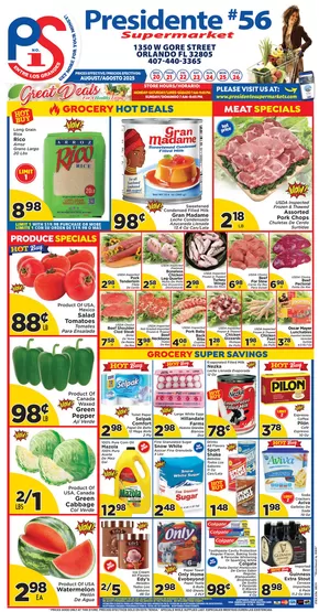 Presidente catalogue in Kearney NE | Current deals and offers | 2025-08-01T00:00:00.000Z - 2025-08-31T00:00:00.000Z