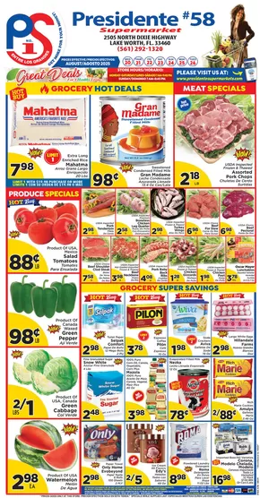 Presidente catalogue in Kearney NE | Discover attractive offers | 2025-08-20T00:00:00.000Z - 2025-08-26T00:00:00.000Z