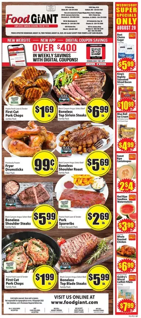 Food Giant catalogue in Kearney NE | Weekly Ad | 2025-08-20T00:00:00.000Z - 2025-08-26T00:00:00.000Z