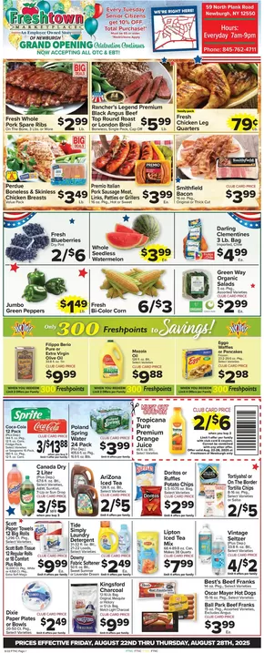 Foodtown supermarkets catalogue in Poplar Bluff MO | Exclusive bargains | 2025-08-22T00:00:00.000Z - 2025-08-28T00:00:00.000Z