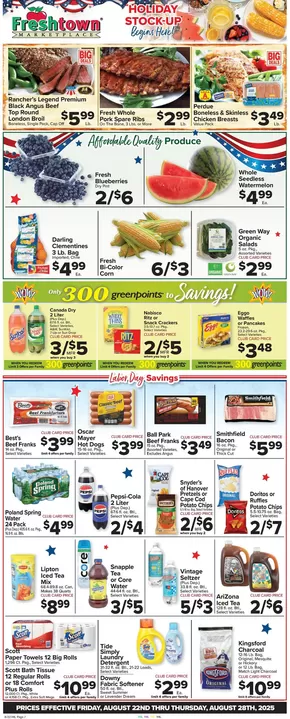 Foodtown supermarkets catalogue in Poplar Bluff MO | Special offers for you | 2025-08-22T00:00:00.000Z - 2025-08-28T00:00:00.000Z