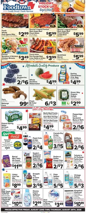 Foodtown supermarkets catalogue in Kearney NE | Current special promotions | 2025-08-22T00:00:00.000Z - 2025-08-28T00:00:00.000Z