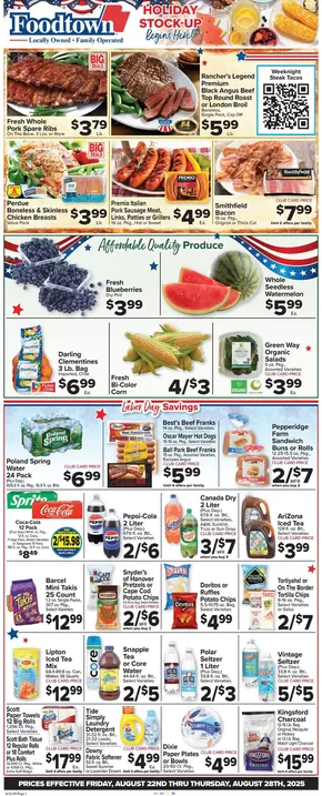 Foodtown supermarkets catalogue in Kearney NE | Save now with our deals | 2025-08-22T00:00:00.000Z - 2025-08-28T00:00:00.000Z