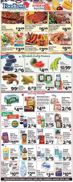 Foodtown supermarkets catalogue in Kirkland WA | Exclusive deals for our customers | 2025-08-22T00:00:00.000Z - 2025-08-28T00:00:00.000Z