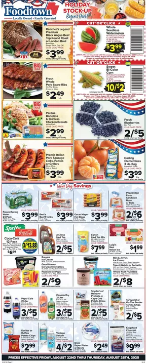Foodtown supermarkets catalogue in Sea Girt NJ | Our best offers for you | 2025-08-22T00:00:00.000Z - 2025-08-28T00:00:00.000Z