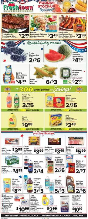 Foodtown supermarkets catalogue in Sea Girt NJ | New offers to discover | 2025-08-22T00:00:00.000Z - 2025-08-28T00:00:00.000Z