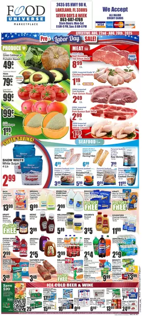 Food Universe catalogue | Food Universe weekly ad Next Week | 2025-08-22T00:00:00.000Z - 2025-08-28T00:00:00.000Z