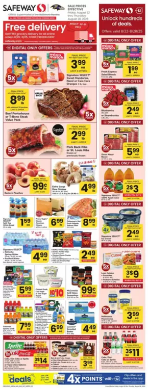 Current special promotions