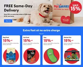 Pet Smart catalogue in Phoenix AZ | Pet Smart Weekly ad | 2025-08-18T00:00:00.000Z - 2025-08-24T00:00:00.000Z