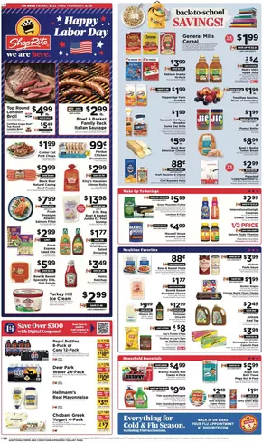 ShopRite catalogue in Reedsville WV | Weekly Ads ShopRite | 2025-08-22T00:00:00.000Z - 2025-08-28T00:00:00.000Z