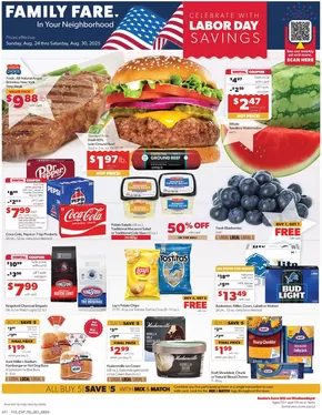 Family Fare catalogue in Battle Creek MI | Our best bargains | 2025-08-22T00:00:00.000Z - 2025-08-23T00:00:00.000Z