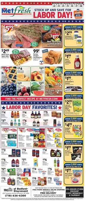 Met Foodmarkets catalogue in Long Island City NY | Attractive special offers for everyone | 2025-08-22T00:00:00.000Z - 2025-08-28T00:00:00.000Z
