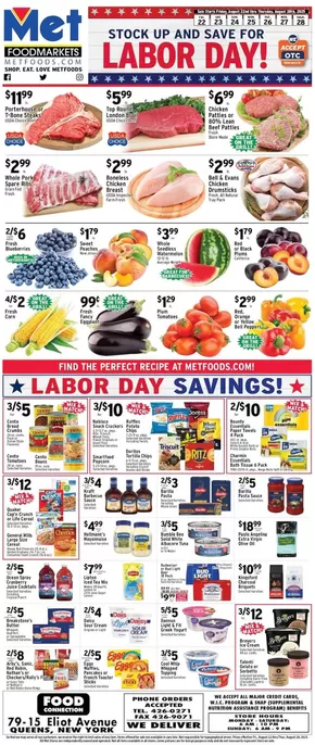 Met Foodmarkets catalogue in Long Island City NY | Our best bargains | 2025-08-22T00:00:00.000Z - 2025-08-28T00:00:00.000Z