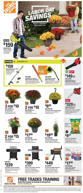 Home Depot catalogue in Cambridge MD | Home Depot flyer | 2025-08-21T00:00:00.000Z - 2025-09-03T00:00:00.000Z