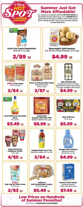 Tops catalogue in Jasper IN | Lower Prices on Summer Favorites | 2025-08-24T00:00:00.000Z - 2025-09-07T00:00:00.000Z
