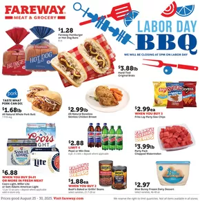 Fareway catalogue in Jasper IN | Top deals and discounts | 2025-08-25T00:00:00.000Z - 2025-08-30T00:00:00.000Z