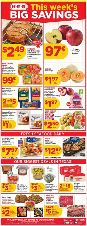 H-E-B catalogue in El Cajon CA | Weekly Ads H-E-B | 2025-08-27T00:00:00.000Z - 2025-09-02T00:00:00.000Z