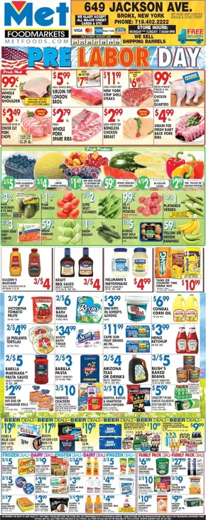 Met Foodmarkets catalogue in Long Island City NY | Exclusive deals for our customers | 2025-08-24T00:00:00.000Z - 2025-08-30T00:00:00.000Z