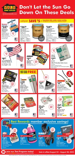 Valu Home Centers catalogue in Granville NY | Valu Home Centers weekly ad | 2025-08-24T00:00:00.000Z - 2025-08-30T00:00:00.000Z