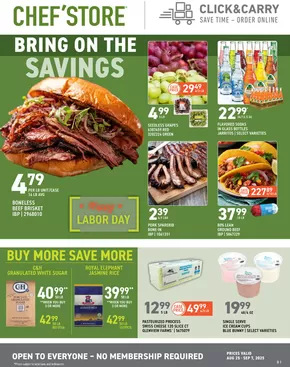 Chef'Store catalogue in Coos Bay OR | Attractive special offers for everyone | 2025-08-25T00:00:00.000Z - 2025-09-07T00:00:00.000Z