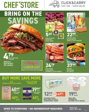 Chef'Store catalogue in Clarkston WA | Attractive special offers for everyone | 2025-08-25T00:00:00.000Z - 2025-09-07T00:00:00.000Z