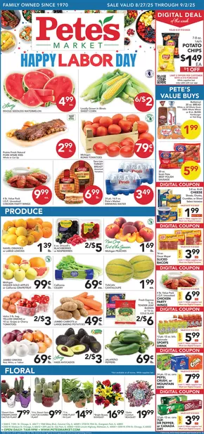 Pete's Fresh Market catalogue in Villa Park IL | Exclusive bargains | 2025-08-27T00:00:00.000Z - 2025-09-02T00:00:00.000Z