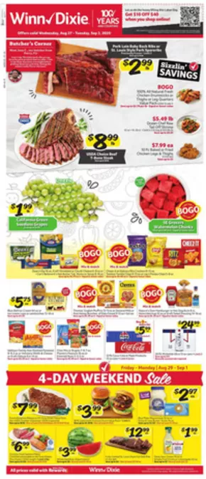 Winn Dixie catalogue in Wetumpka AL | Our best deals for you | 2025-08-27T00:00:00.000Z - 2025-09-02T00:00:00.000Z