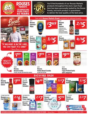 Rouses catalogue in Mobile AL | Great offer for all customers | 2025-08-27T00:00:00.000Z - 2025-10-01T00:00:00.000Z