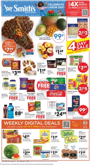 Smith's catalogue in Columbia Falls MT | Top deals for all customers | 2025-08-27T00:00:00.000Z - 2025-09-02T00:00:00.000Z