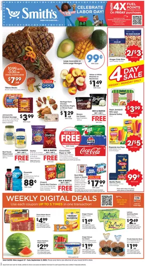 Smith's catalogue in Edgewood NM | Top deals and discounts | 2025-08-27T00:00:00.000Z - 2025-09-02T00:00:00.000Z