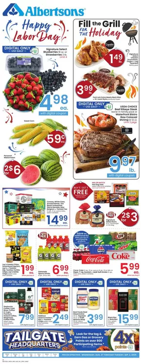 Albertsons catalogue in Williston ND | Exclusive deals for our customers | 2025-08-27T00:00:00.000Z - 2025-09-02T00:00:00.000Z