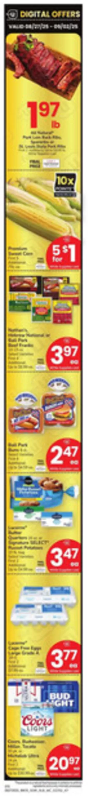 Albertsons catalogue | Current special promotions | 2025-08-27T00:00:00.000Z - 2025-09-02T00:00:00.000Z
