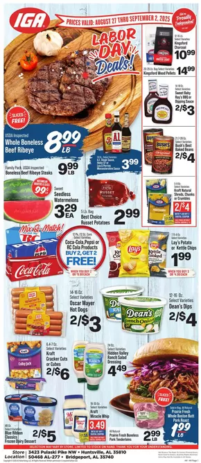 IGA catalogue in Pinson TN | Exclusive deals for our customers | 2025-08-27T00:00:00.000Z - 2025-09-02T00:00:00.000Z