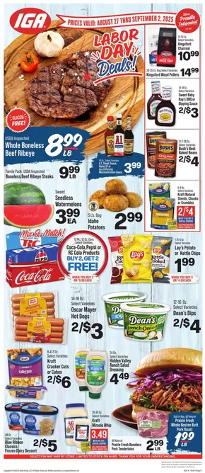 IGA catalogue in Arthur IL | New offers to discover | 2025-08-27T00:00:00.000Z - 2025-09-02T00:00:00.000Z
