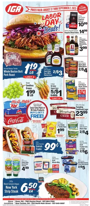 IGA catalogue in Arthur IL | Save now with our deals | 2025-08-27T00:00:00.000Z - 2025-09-02T00:00:00.000Z