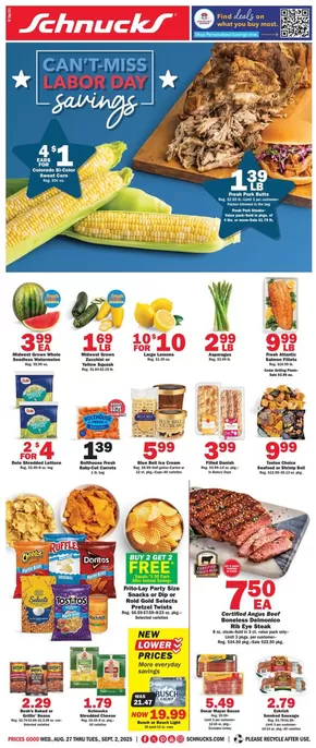 Schnucks catalogue | Special offers for you | 2025-08-27T00:00:00.000Z - 2025-09-02T00:00:00.000Z