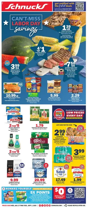 Schnucks catalogue | Our best deals for you | 2025-08-27T00:00:00.000Z - 2025-09-02T00:00:00.000Z