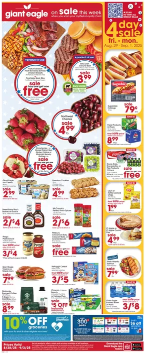 Giant Eagle catalogue | Great discounts on selected products | 2025-08-28T00:00:00.000Z - 2025-09-03T00:00:00.000Z