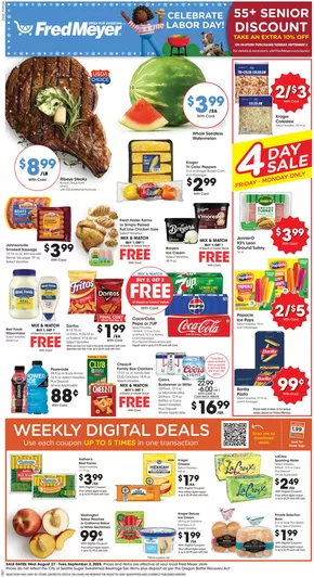 Fred Meyer catalogue in Douglas AZ | Weekly Circular | 2025-08-27T00:00:00.000Z - 2025-09-02T00:00:00.000Z