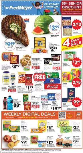 Fred Meyer catalogue in Camdenton MO | Discounts and promotions | 2025-08-27T00:00:00.000Z - 2025-09-02T00:00:00.000Z