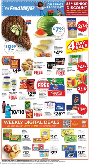 Fred Meyer catalogue in Camdenton MO | Great discounts on selected products | 2025-08-27T00:00:00.000Z - 2025-09-02T00:00:00.000Z