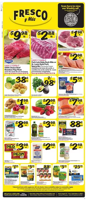 Fresco y Más catalogue in Orlando FL | Weekly Circular | 2025-08-27T00:00:00.000Z - 2025-09-02T00:00:00.000Z