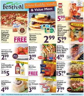 Festival Foods catalogue in Stockholm NJ | Festival Foods weekly ad | 2025-08-27T00:00:00.000Z - 2025-09-02T00:00:00.000Z