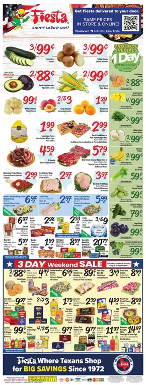 Fiesta Mart catalogue in Stockholm NJ | Discover attractive offers | 2025-08-27T00:00:00.000Z - 2025-09-02T00:00:00.000Z
