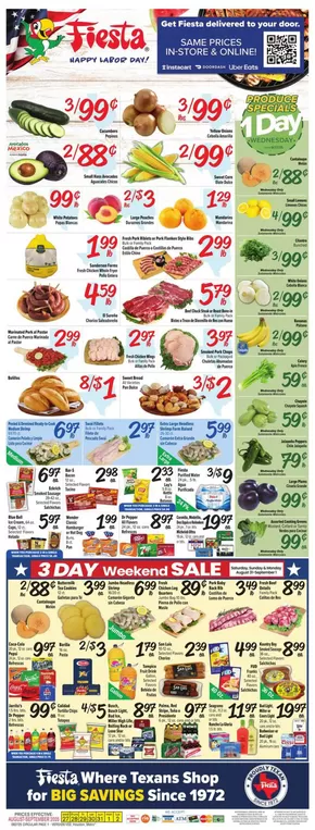Fiesta Mart catalogue in Houston TX | Our best offers for you | 2025-08-27T00:00:00.000Z - 2025-09-02T00:00:00.000Z